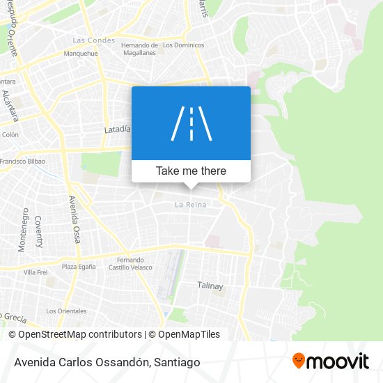 Avenida Carlos Ossandón map