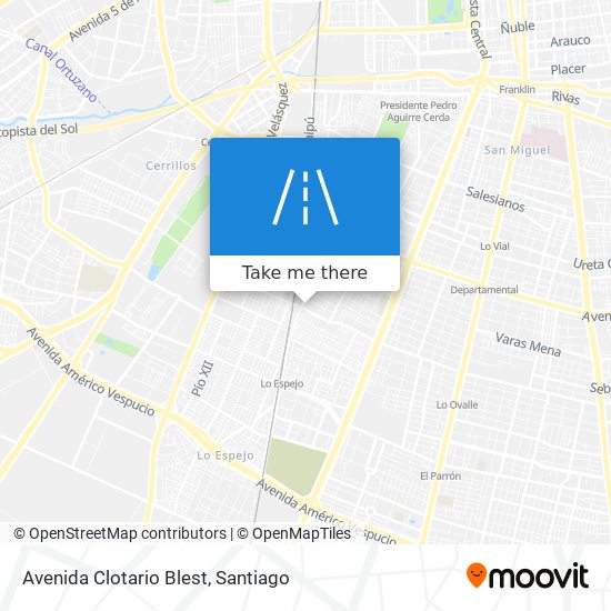 Avenida Clotario Blest map