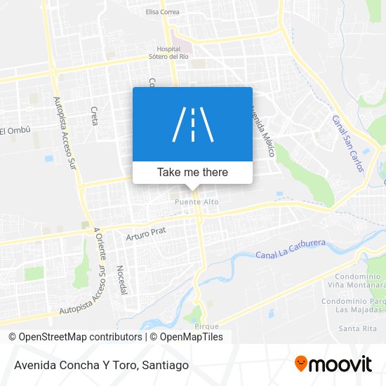 Avenida Concha Y Toro map