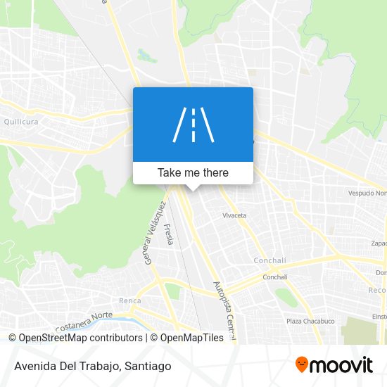 Mapa de Avenida Del Trabajo