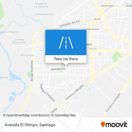 Avenida El Olimpo map