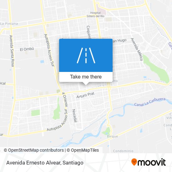 Avenida Ernesto Alvear map
