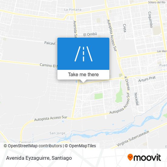 Mapa de Avenida Eyzaguirre