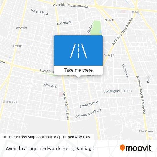 Avenida Joaquín Edwards Bello map