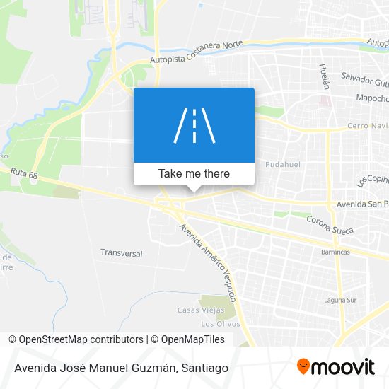 Avenida José Manuel Guzmán map