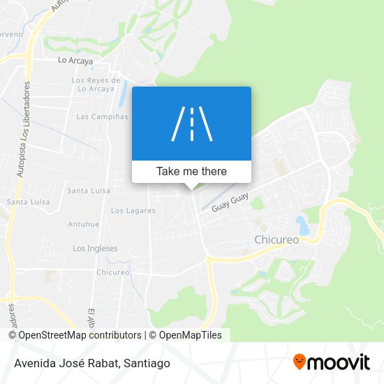Mapa de Avenida José Rabat