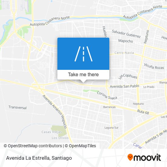 Avenida La Estrella map
