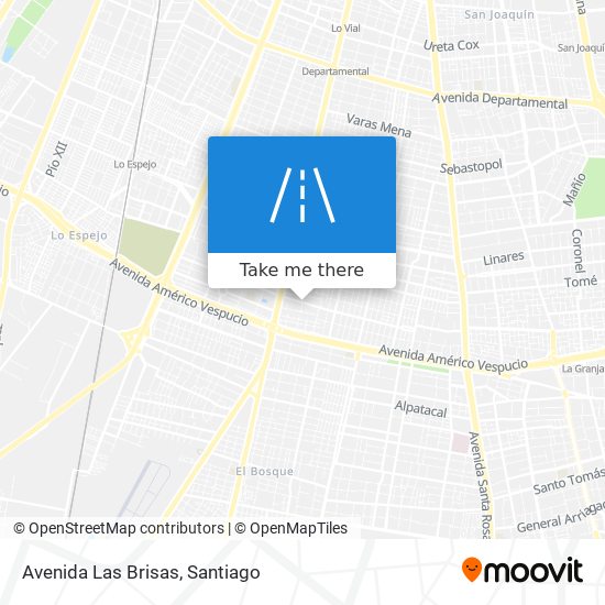 Avenida Las Brisas map
