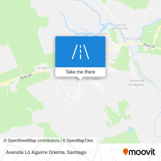 Avenida Lo Aguirre Oriente map