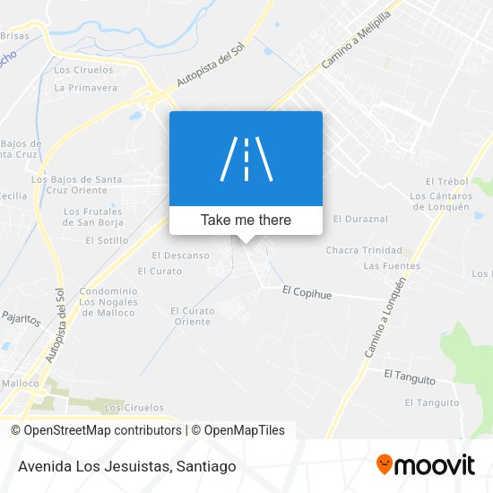 Avenida Los Jesuistas map