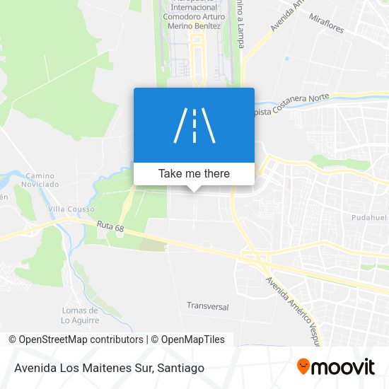 Avenida Los Maitenes Sur map