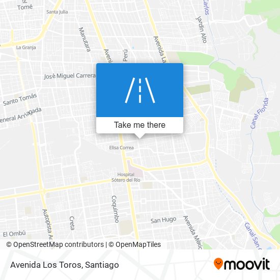 Avenida Los Toros map
