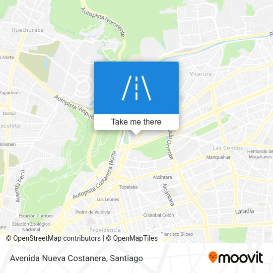 Mapa de Avenida Nueva Costanera