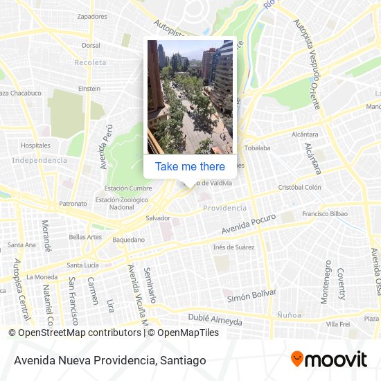 Avenida Nueva Providencia map