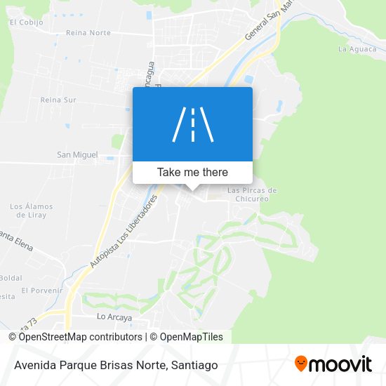 Avenida Parque Brisas Norte map