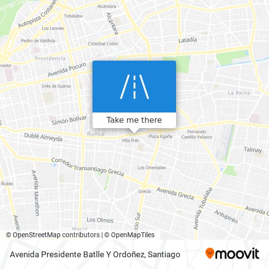 Avenida Presidente Batlle Y Ordoñez map