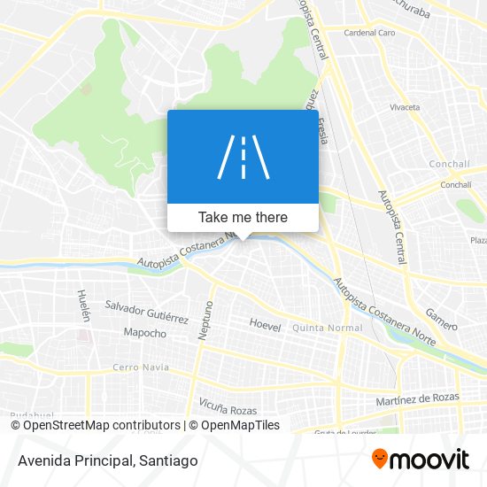 Avenida Principal map