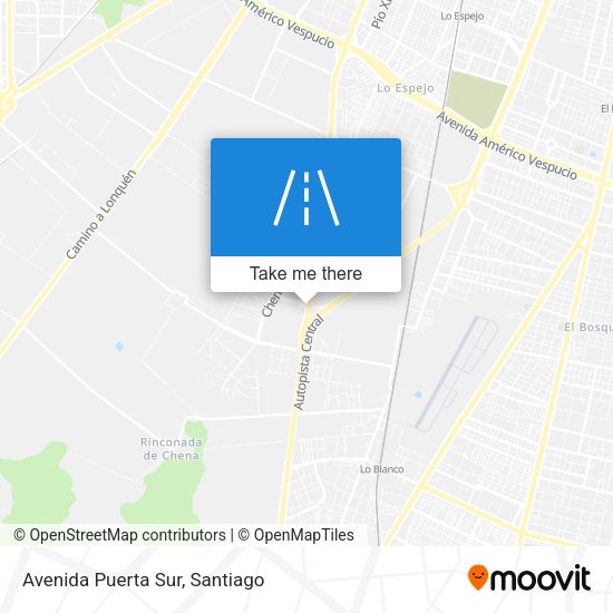 Mapa de Avenida Puerta Sur