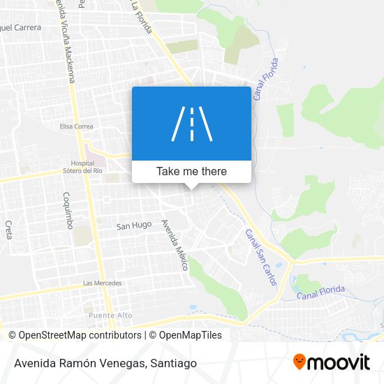 Avenida Ramón Venegas map