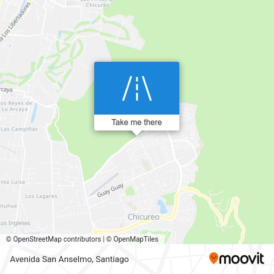 Mapa de Avenida San Anselmo