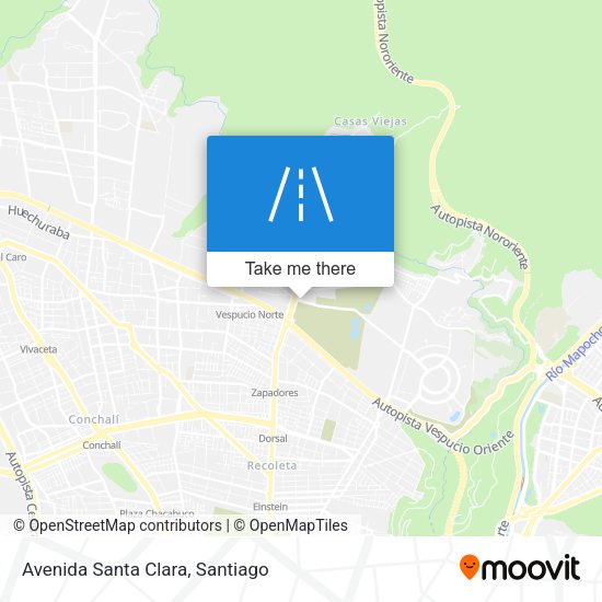 Mapa de Avenida Santa Clara
