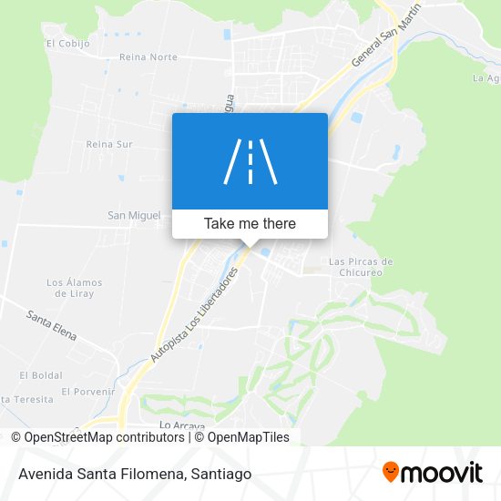 Avenida Santa Filomena map