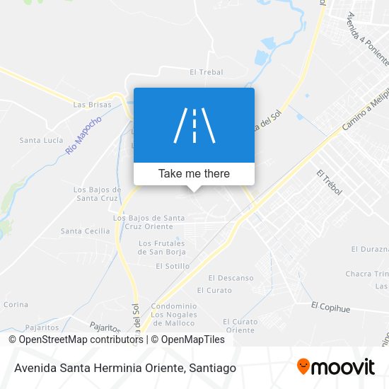 Avenida Santa Herminia Oriente map
