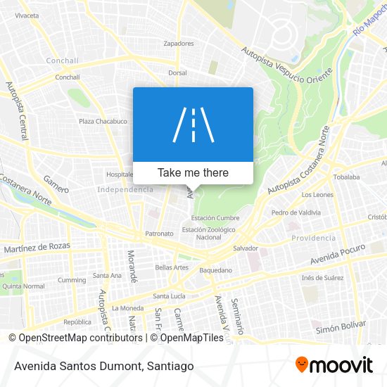 Mapa de Avenida Santos Dumont
