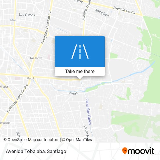 Avenida Tobalaba map