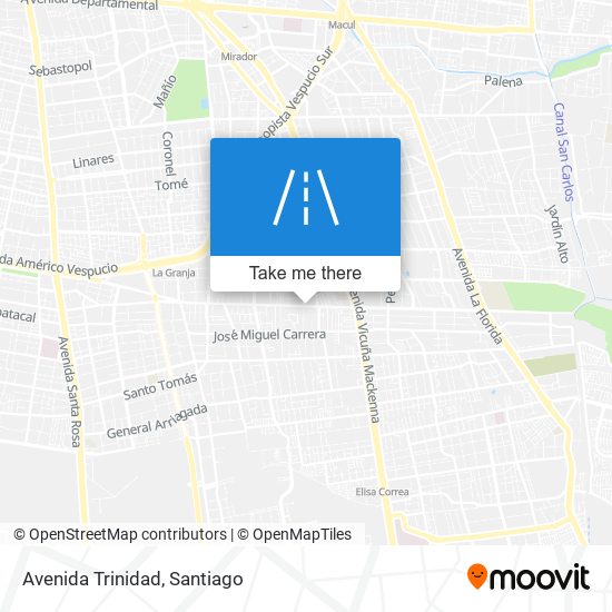 Avenida Trinidad map
