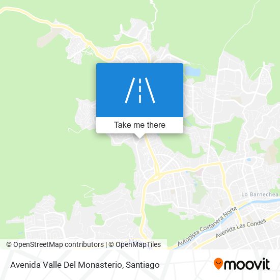 Avenida Valle Del Monasterio map