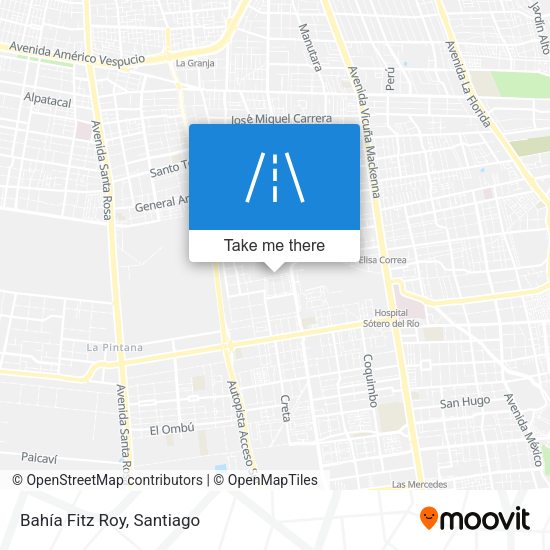 Mapa de Bahía Fitz Roy