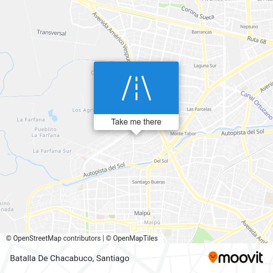 Batalla De Chacabuco map