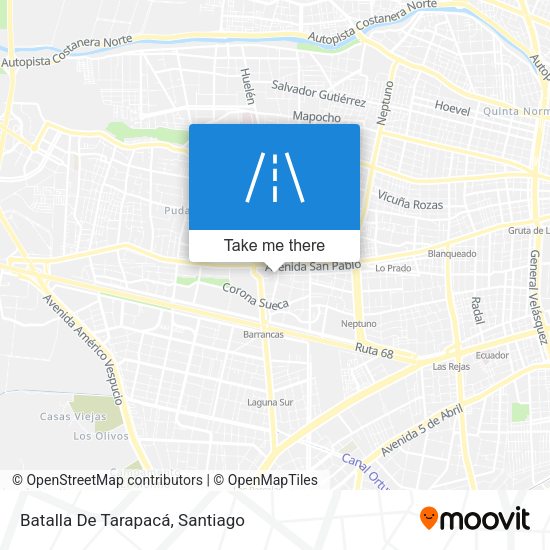 Mapa de Batalla De Tarapacá