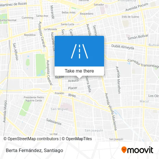 Berta Fernández map