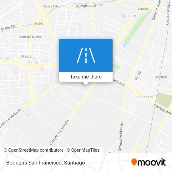 Bodegas San Francisco map