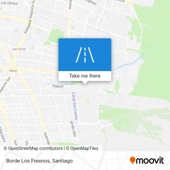 Mapa de Borde Los Fresnos