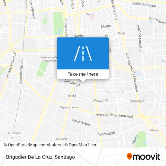 Mapa de Brigadier De La Cruz