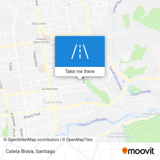 Mapa de Caleta Brava