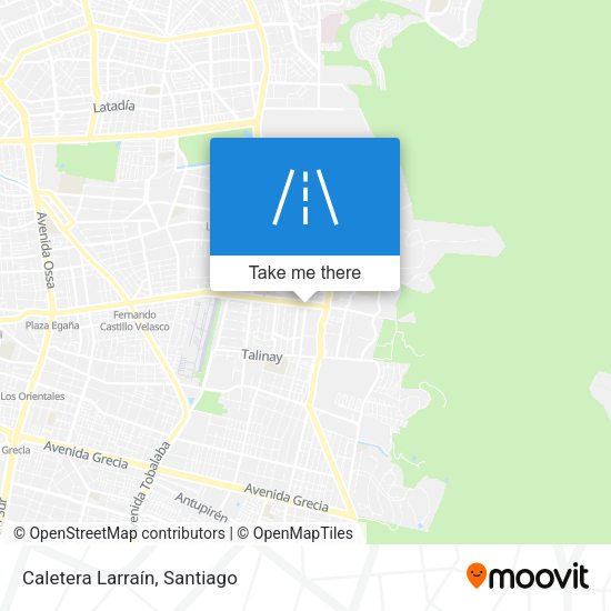 Mapa de Caletera Larraín