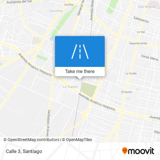 Calle 3 map