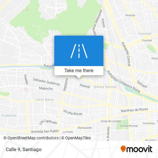 Calle 9 map