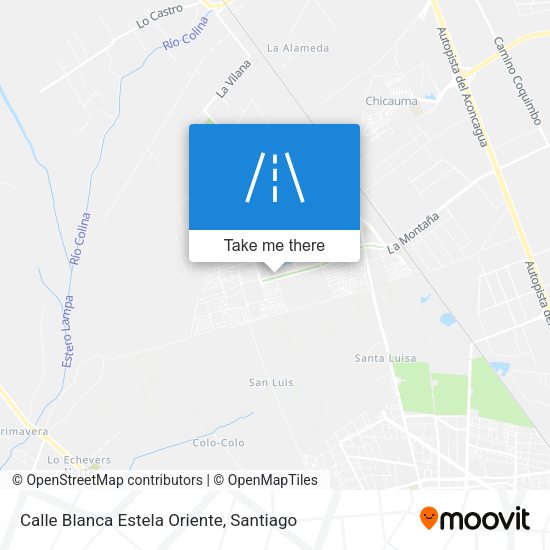 Calle Blanca Estela Oriente map
