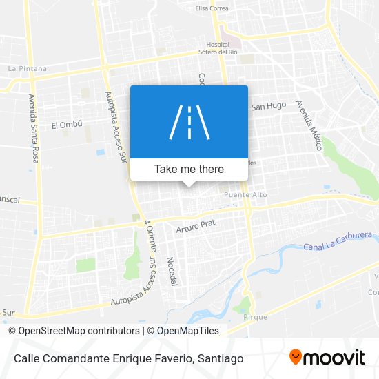Calle Comandante Enrique Faverio map