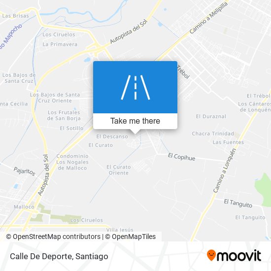 Calle De Deporte map