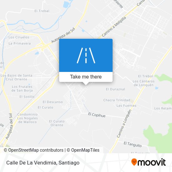 Mapa de Calle De La Vendimia