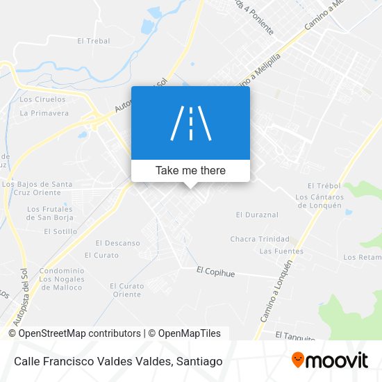 Calle Francisco Valdes Valdes map