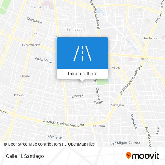 Calle H map