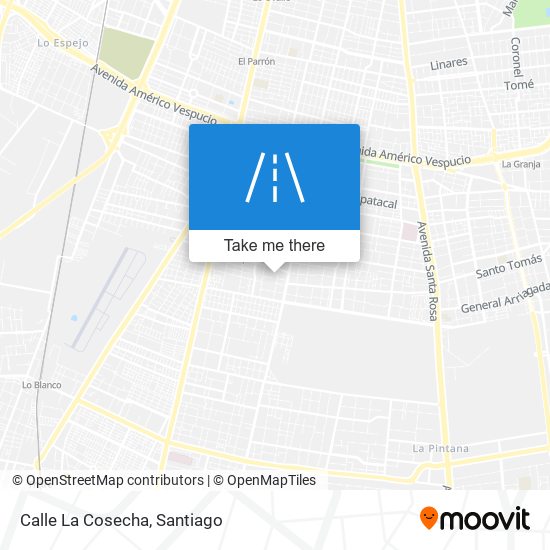 Calle La Cosecha map