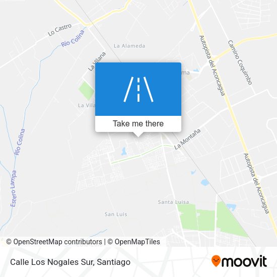 Calle Los Nogales Sur map